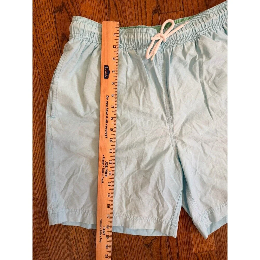 Brooks Brothers 346 Swim Shorts 7” Trunks Teal Green Mesh Lined Size M